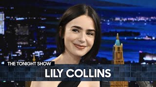 Lily Collins Talks Emily in Paris Season 4 and Her Spice Girls Birthday Shoutout  The Tonight Show [upl. by Oreste]