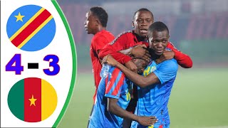 RD Congo 1  1 Cameroun 4  3 Résumé du match et tirs au but UNIFFAC TOURNOI ZONAL U20 CONGO 2025 [upl. by Nomi]