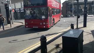 1st Bus Stop Limited ALX400 LX04 FZA 103 Rail Replacement Service At Gillingham Railway Stn Kent [upl. by Lasiaf]