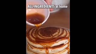 how to make Pantry Pancakes 👌🏻❤️😛❤️😛❤️😍😍😍 foodlovers recipes pancake breakfast romantic [upl. by Eanod]