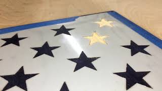 Carving Wooden Flag Stars the Easy Way [upl. by Sassan499]