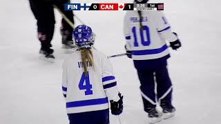 2017 World Ringette Championships Canada vs Finland Senior Game 1 [upl. by Avelin199]