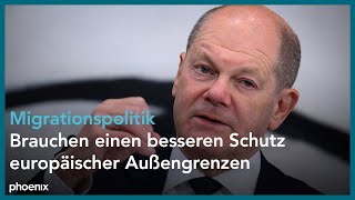 Ergebnisse BundLänderTreffen Pressekonferenz mit Olaf Scholz am 071123 [upl. by Irtimed]