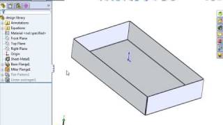 SolidWorks Schnitt uber Biegungen SolidProfessor [upl. by Gurney]