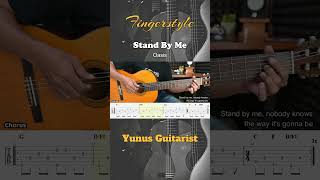 Stand By Me  Oasis  Fingerstyle Guitar Tutorial  TAB amp Lyrics fingerstyle [upl. by Varipapa]