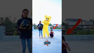 Sweet sisters 😭 crying Teddy popping balloon 🎈 ayush amp Garv ll shorts trendingshorts funnyshorts [upl. by Vivie]