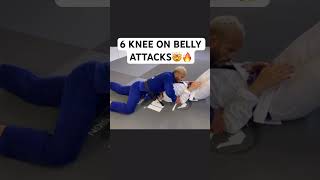 6 unstoppable Knee On Belly Attacks BJJ [upl. by Atnauqahs289]