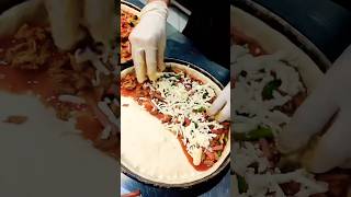 Pizza easy Recipe  pizza 🍕 with New Taste Enjoy with friends pizazz food shorts [upl. by Econah]