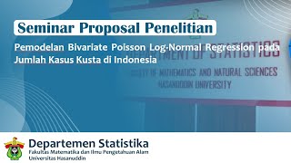 Pemodelan Bivariate Poisson LogNormal Regression pada Jumlah Kasus Kusta di Indonesia [upl. by Haida]