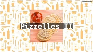 Recipe Pizzelles II [upl. by Nielsen]