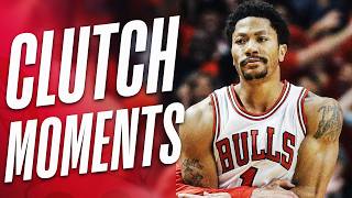 Derrick Roses Most CLUTCH Moments 🌹 [upl. by Idihc]