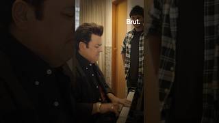 When Adnan Sami played piano for Brut host Nihal… [upl. by Luna]