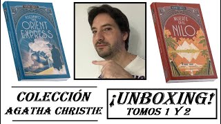 Colección quotAGATHA CHRISTIEquot UNBOXING de los DOS PRIMEROS TOMOS ¿Traen la lista de personajes [upl. by Annah]