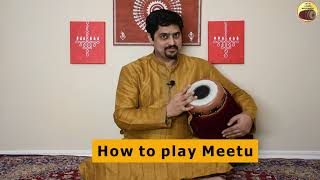 Mridangam Lesson 7 How to play Mridangam Meetu [upl. by Johanan]