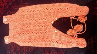 Handknitted Dungaree for new born baby  full baby suit knitting tutorial [upl. by Ranson20]