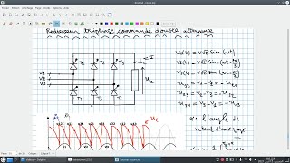 EP15 Redresseur triphasé commandé double alternance [upl. by Anayeek77]