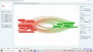 Bibliometric Analysis of Dimension AI CSV file with VOSViewer Software [upl. by Ainafetse652]