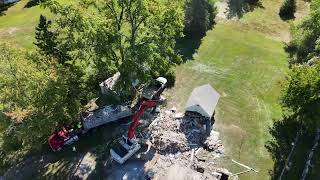 House Demolition Somersworth NH 2 of 2 [upl. by Intirb]