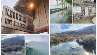 Keoughs Hot Springs  camping amp swimming pools near BISHOP  MUST SEE FREE HOTSPRINGS IN CA AMERICA [upl. by Haneekas]