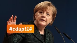 Die Höhepunkte der Rede von Angela Merkel [upl. by Chirlin]