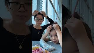 Pocky challenge pocky pockysticks pockylove toddlerhood toddlerplaytime motherhood [upl. by Jacobine]