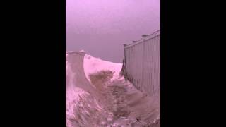 Blizzard of 2013  Plum Island MA  13  Snow Drift [upl. by Gilly]