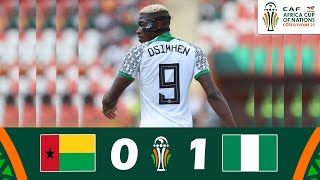 Guinea Bissau vs Nigeria 01  CAF Africa Cup of Nations 2023  Match Highlights [upl. by Azmuh]