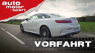 Mercedes EKlasse Coupé Für die Langstrecke  Vorfahrt  auto motor und sport [upl. by Ettenrahs389]