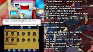 Oeuf Magicarpe 6 IV parfait sur Pokémon X en live [upl. by Neelya]