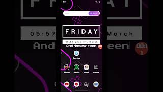 My Phone Homescreen Setup customization custom [upl. by Llenyar]