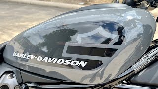 EXHAUST SOUND  2022 HarleyDavidson Nightster 975 vs Sportster Iron 883  Comparison  Review [upl. by Aikram]