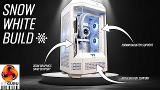 Thermaltake The Tower 250 Snow Edition Build [upl. by Hisbe]