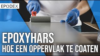 Oppervlak coaten  Instructie  EPODEX [upl. by Millard]