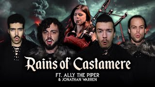 Rains of Castamere  Bass Singers Cover ft Ally The Piper amp Jonathan H Warren [upl. by Ttoile]