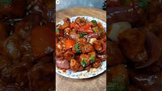 Tangy Tasty Soya chilli recipe soyachilli soyabean streetfood shorts recipe [upl. by Artemis311]