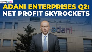 Adani Enterprises Q2 Results Net Profit Soars By Nearly 500 [upl. by Stedman]