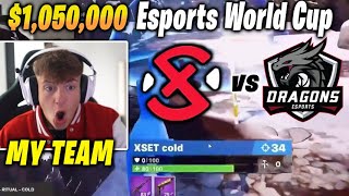 Clix reacts to XSET vs Dragons Esports in 1M Esports World Cup Day 1 [upl. by Enilemme]