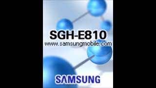 Samsung SGHE810 Animation 2004 [upl. by Dazhehs]