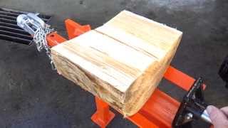 Fast Log Splitter For Firewood [upl. by Crim]