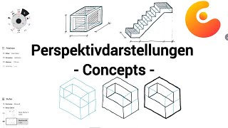 Kavalier Und Isometrische Perspektive  Einführung  Zeichnen Für Bauingenieur [upl. by Unam]