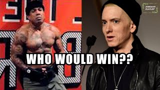 Eminem Vs Benzino Hell Box Him If 50 Cent Boxes Stevie J HD Who Would Win [upl. by Henrieta]