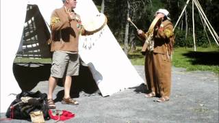 Blessing of a Teepee at Mizpah Grand Isle Maine July 29 2012 [upl. by Anyalram]