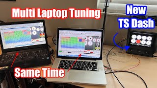 Multi laptop tuning at the SAME time with TS Dash by Tuner Studio for Megasquirt amp Raspberry Pi [upl. by Ydac]