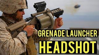 Grenade Launcher Headshot  Milsim West Caspian Breakout [upl. by Andaira817]