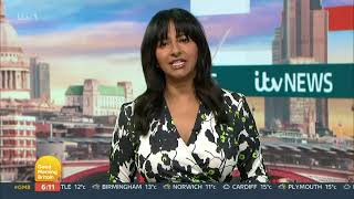 Ranvir Singh Good Morning Britain 18th April 2023 [upl. by Ettereve529]