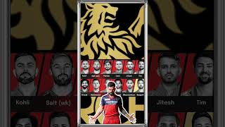 Rcb playing 11 2025Rcb new playing 11 2025rcbteamstrongestplaying11 rcb ipl [upl. by Dene]