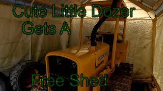 Creative Dozer Shed Using Materials Laying Around [upl. by Sikes640]