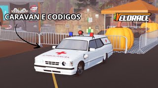 LOCALIZAÇÃO DOS CODIGOS SECRETOS E PEÇAS DA CARAVAN DO VELORACE  DRAG BRASIL VELORACE ROBLOX [upl. by Millwater]