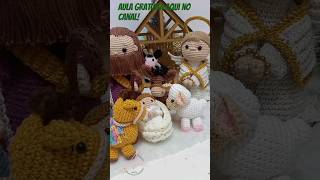 Presépio amigurumi Receita gratuita aqui no canal navidad [upl. by Jonny490]