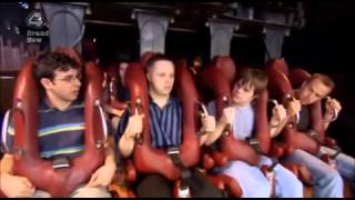 The Inbetweeners Thorpe Park Nemesis Inferno [upl. by Drareg]